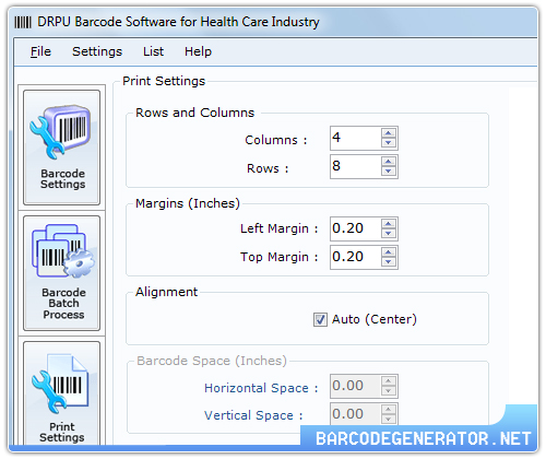 Healthcare Barcode Software software